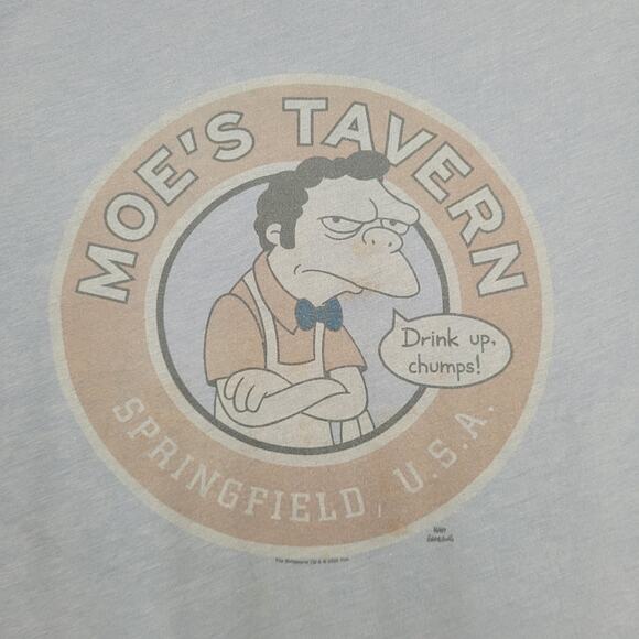 The-Simpsons Ringer Shirt Large 22x25 Matt-Groening - Picture 13 of 16